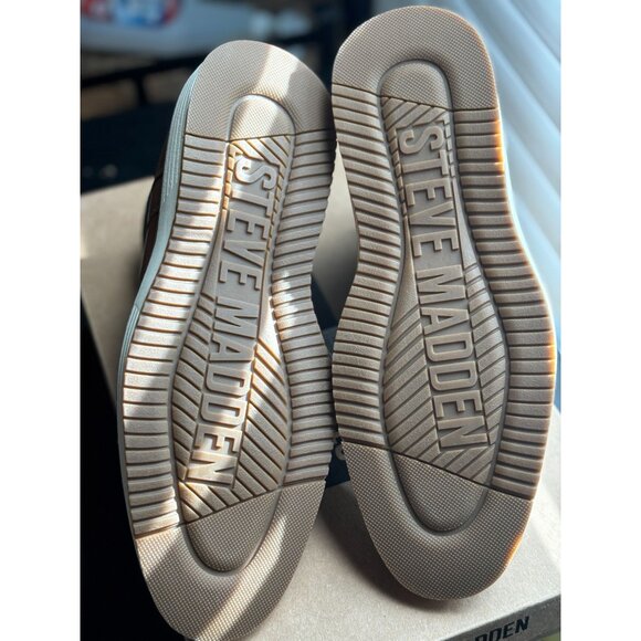 Steve Madden Men's Cognac Leather Boots Durable & Stylish - Picture 4 of 8